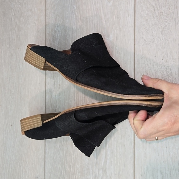 Free People Women At ease Leather Mule Slide shoes sz 40/9 - Picture 12 of 16